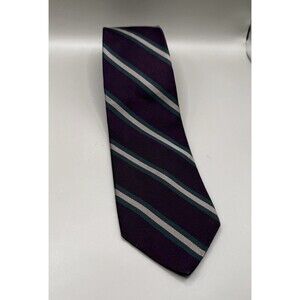 Jacobs Roberts Ltd. Exclusive Three Thread All Silk English Repp Tie Hand Sewn